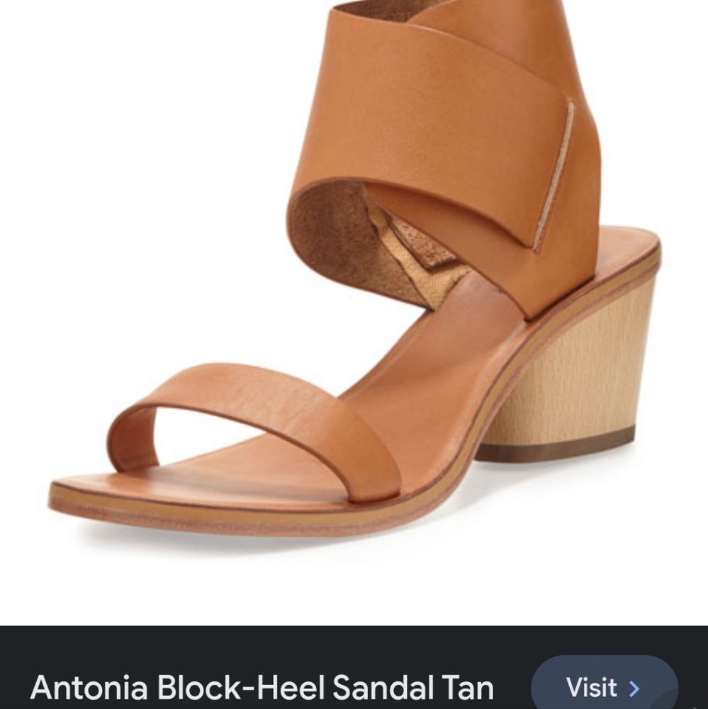 [DEREK LAM 10 CROSBY] Women's size 8.5 ANTONIA style sandal in tan leather
